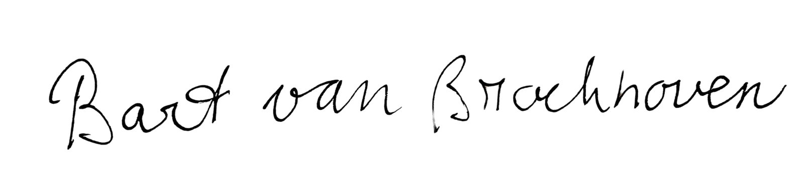 Bart van Broekhoven writing